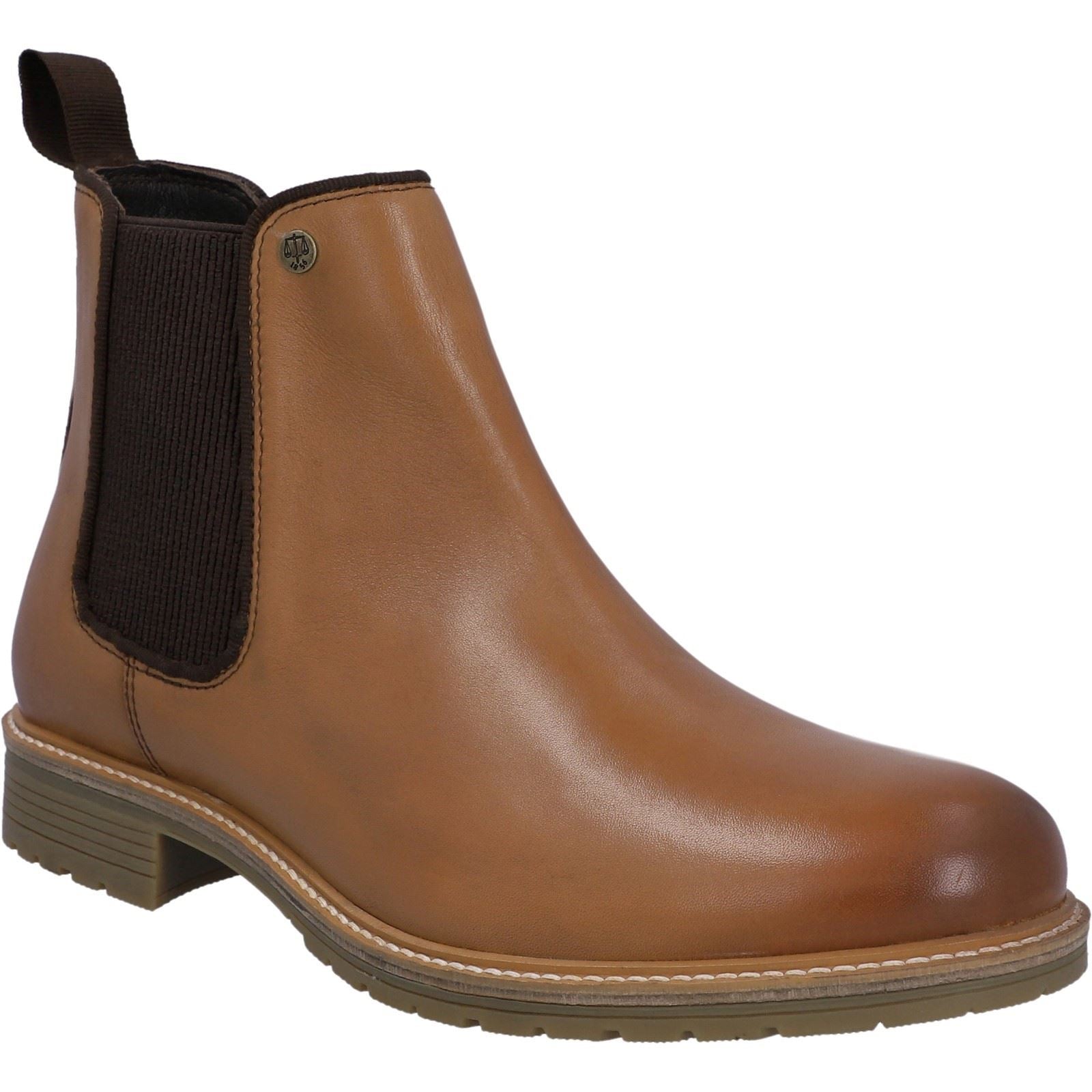 Hunter Munro Dealer Boot Leren Heren Tan Wellington Laarzen