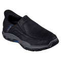 Skechers Respected Elgin Leren Zwarte Mocassins Voor Heren