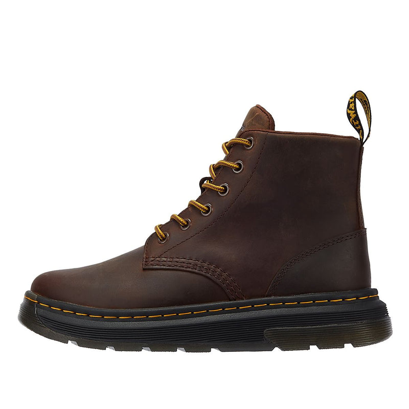 Dr. Martens Crewson Chukka Crazy Horse Donkerbruine Laarzen