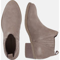 Hush Puppies Isobel Leren Damesschoenen In Taupekleurige Boots