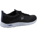 Skechers Arch Fit Refine Polyester Damessneakers Zwart/Wit