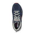 Skechers Oak Canyon Verketta Leren Heren Navy/Grijze Sneakers