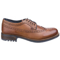 Cotswold Poplar Leren Heren Tan Brogues Schoenen