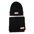 Hunter Jura Beanie Hat/Scarf Boxset Acryl Zwart