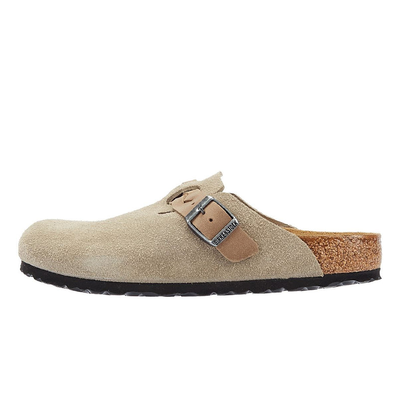 Birkenstock Boston Dames Taupe Suède Regelmatig Klompen