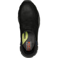 Skechers Respected Elgin Leren Zwarte Mocassins Voor Heren