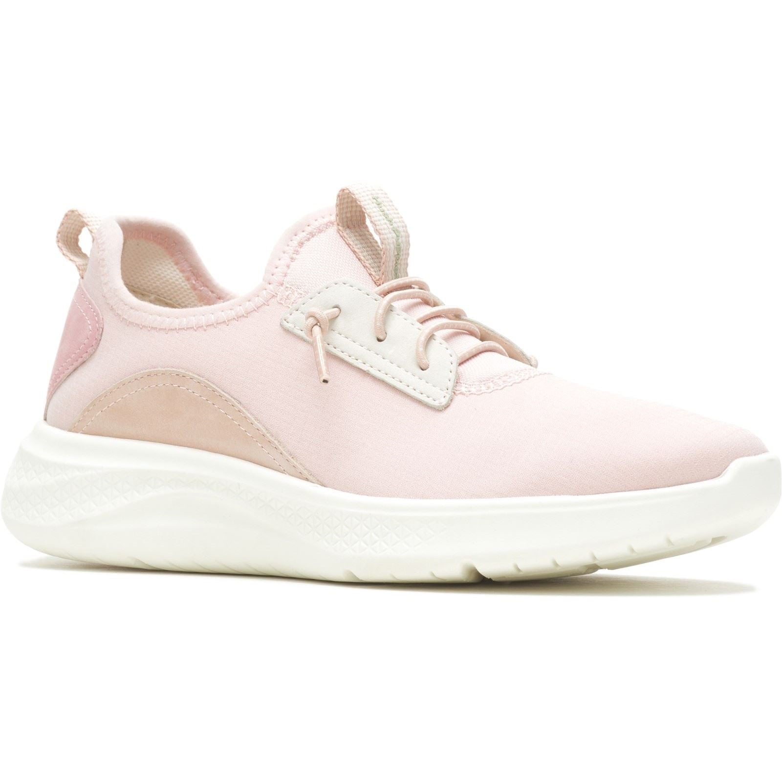 Hush Puppies Elevate Leren Damessneakers In Het Roze