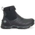 Muck Boots Apex Mid Zip Rubberen Zwarte/Donkere Schaduwlaarzen