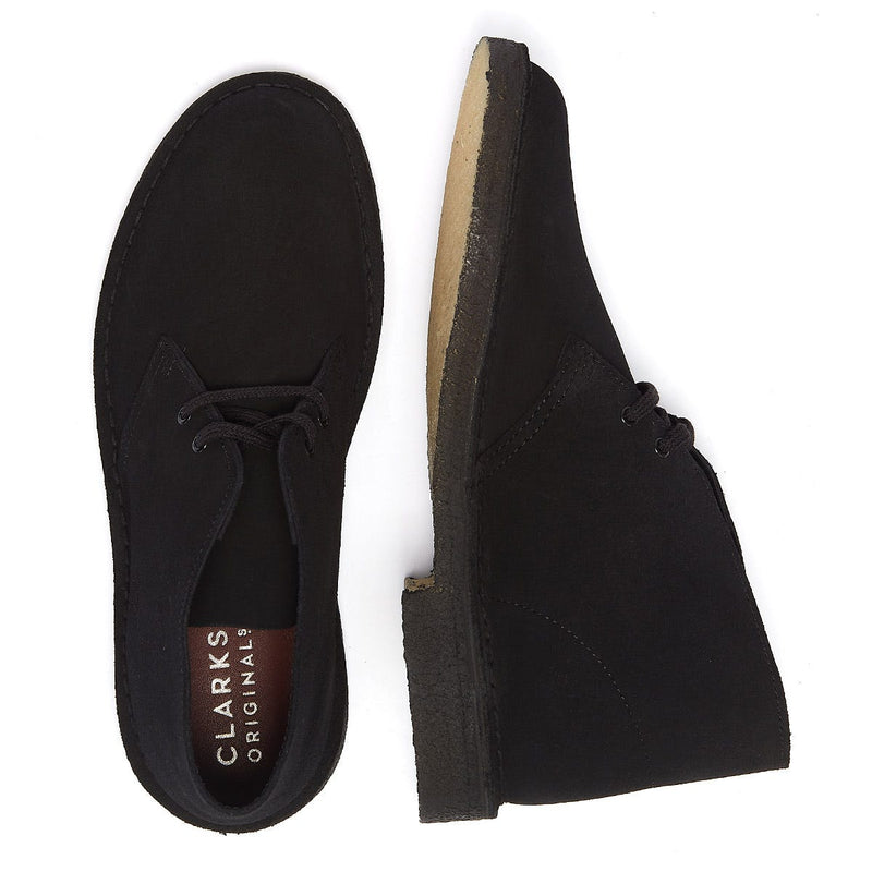 Clarks Originals Desert Suede Heren Zwart Laarzen