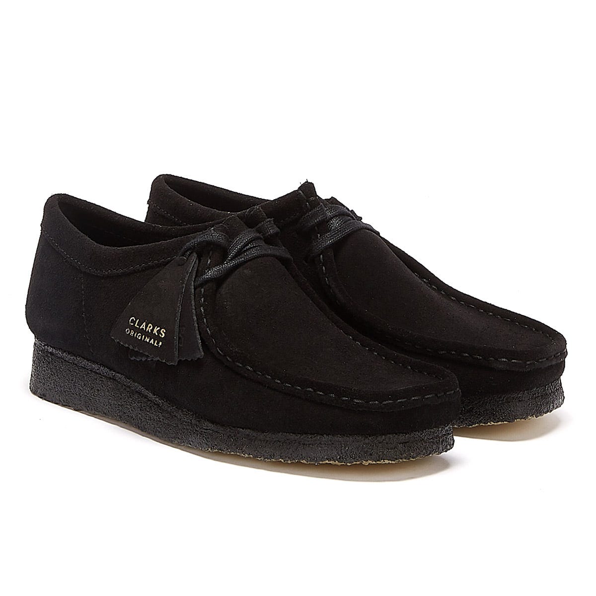 Clarks Originals Wallabee herenschoenen zwart