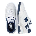 New Balance 550 Witte/Marineblauwe Sneakers