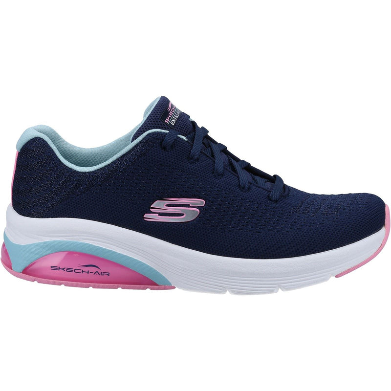 Skechers Skech-Air Extreme 2.0 Polyester Damessneakers In Marineblauw/Lichtblauw