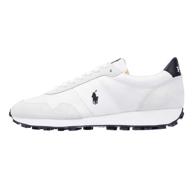 Ralph Lauren Trail 125 Leren Witte Herensneakers