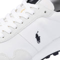 Ralph Lauren Trail 125 Leren Witte Herensneakers