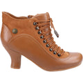 Hush Puppies Vivianna Leren Dames Laarzen In Tan