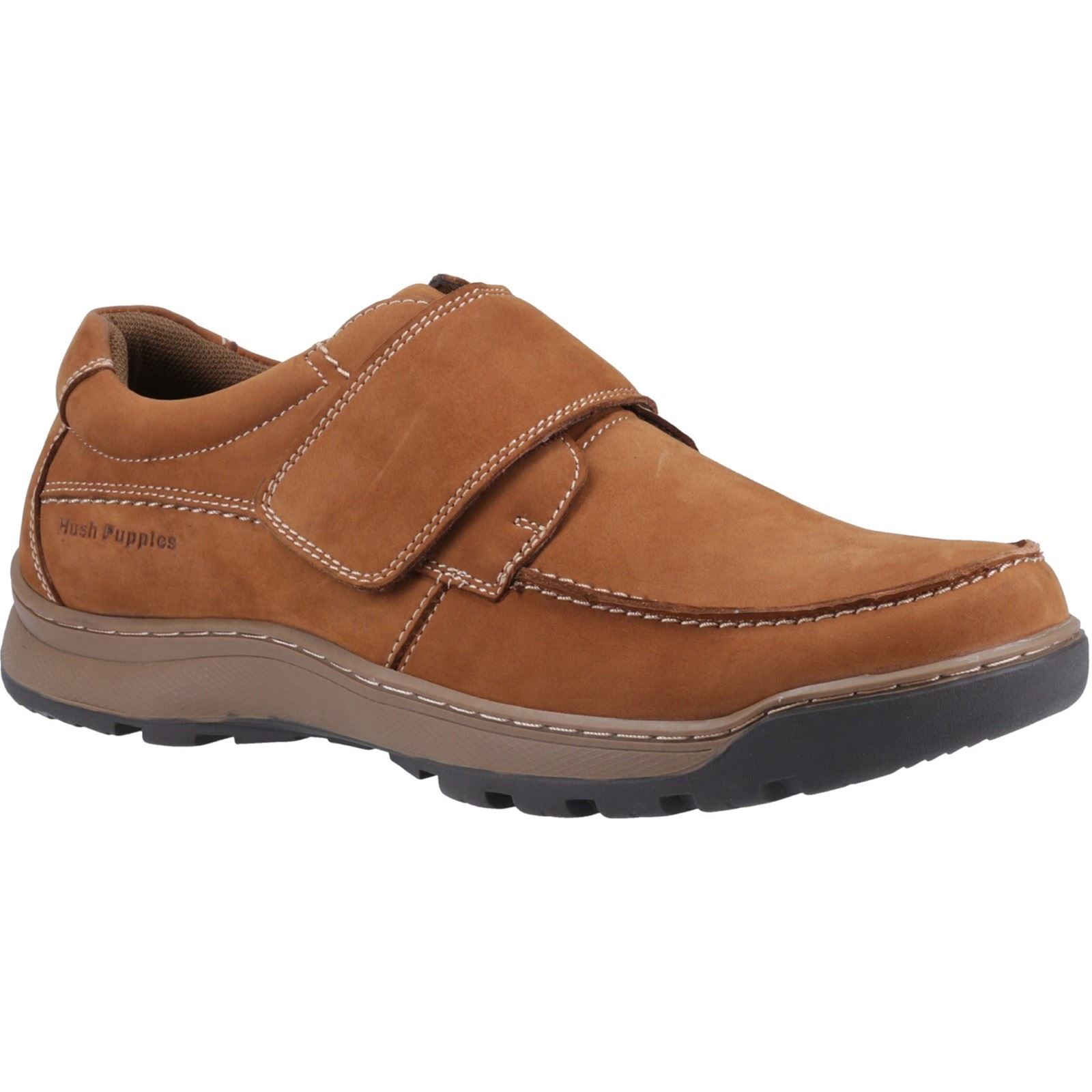 Hush Puppies Casper Leren Heren Tan Nubuck Loafers