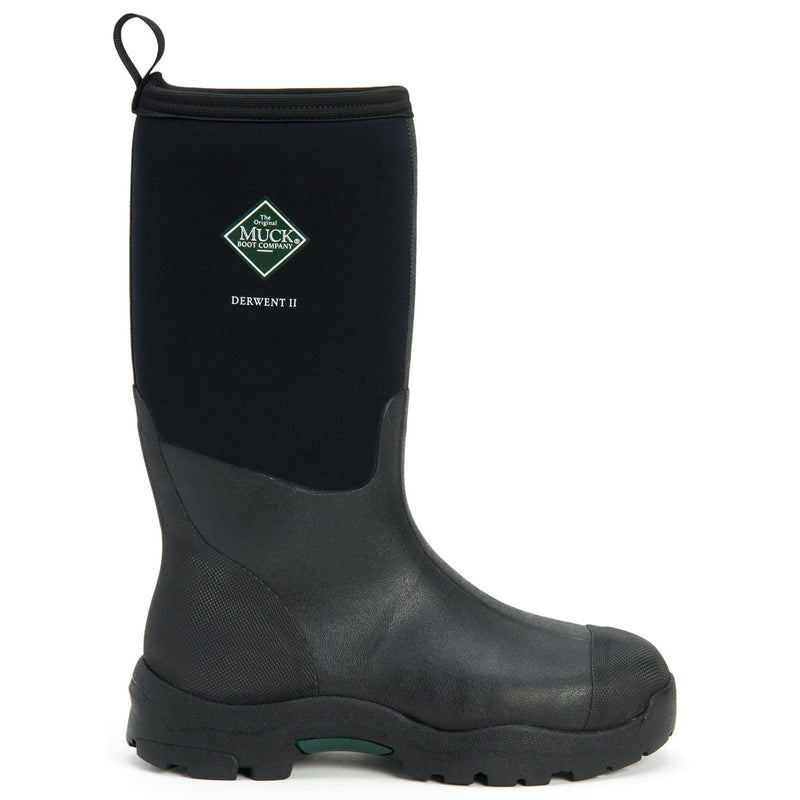 Muck Boots Derwent II Rubberen Zwarte Regenlaarzen