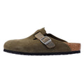 Birkenstock Boston Suede Groene Klompen