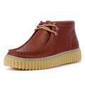 Clarks Main Torhill Hi Leren Heren Bruine Laarzen