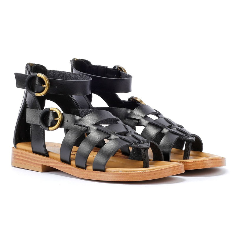 Blowfish Malibu Audah Dames Zwarte Sandalen