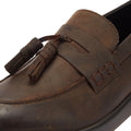 Hudson Cato Loafer Gek Leer Heren Bruine Loafers