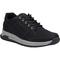 Hush Puppies Joseph Leren Zwarte Nubuck Herenschoenen Met Veters