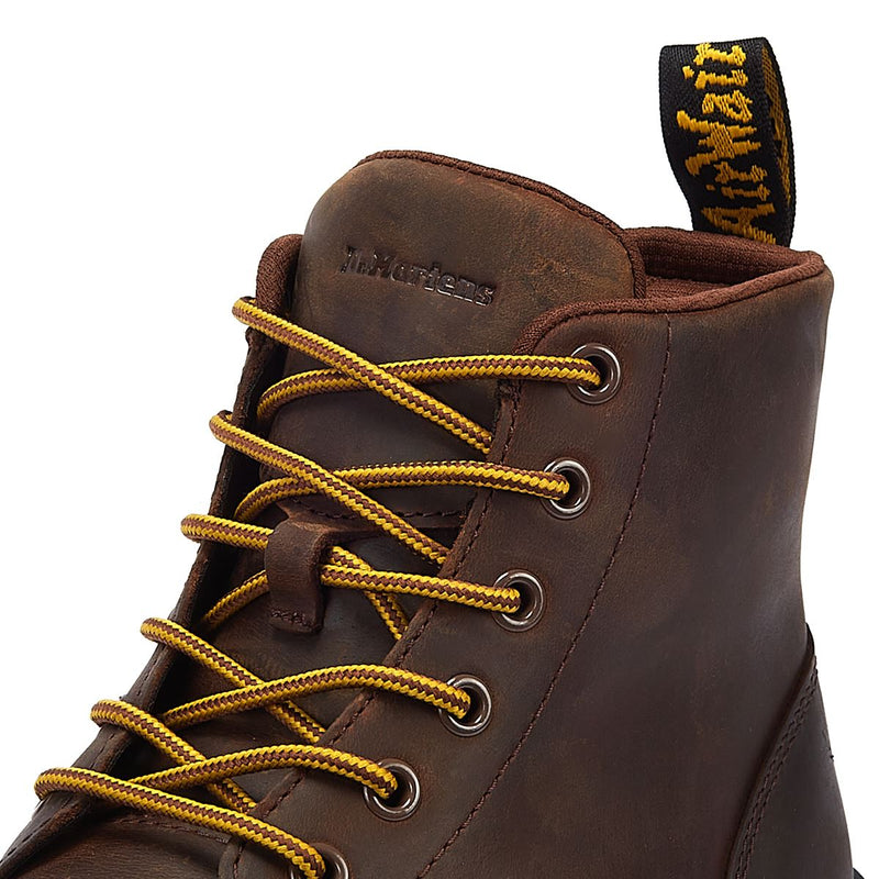 Dr. Martens Crewson Chukka Crazy Horse Donkerbruine Laarzen