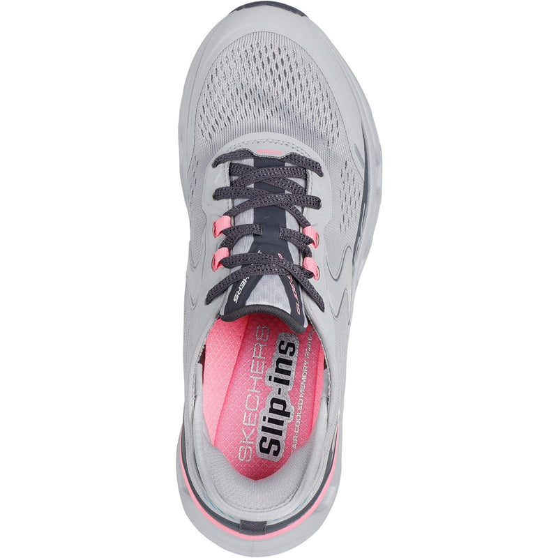 Skechers Glide-Step Altus Synthetische Damessneakers In Grijs/Roze