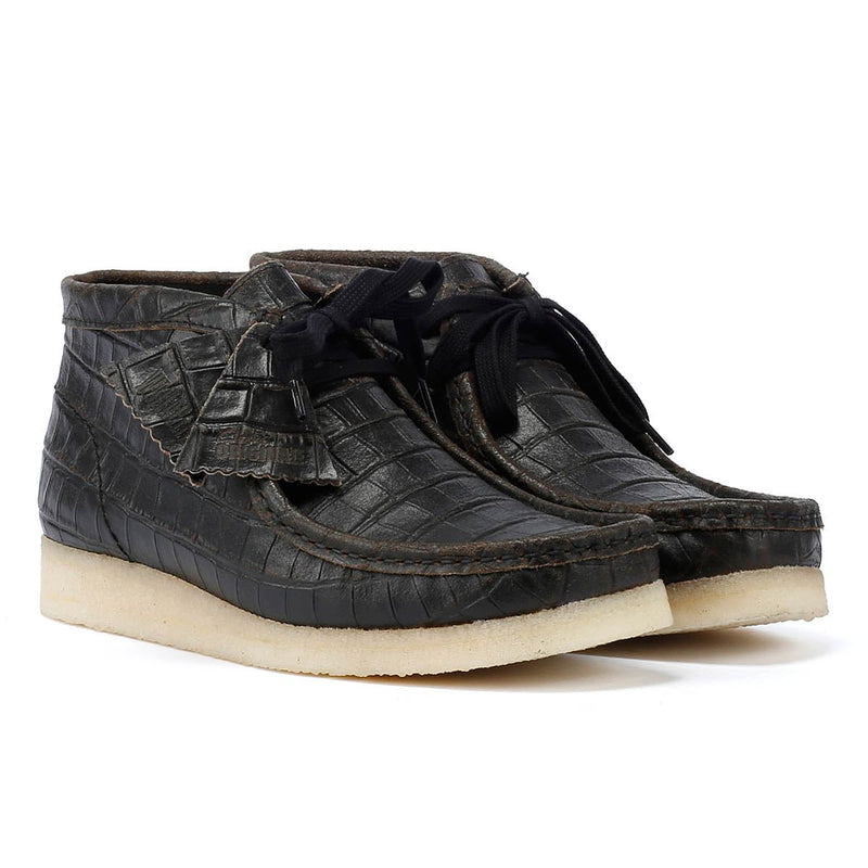 Clarks Originals Wallabee Boot Harajuku Leren Zwarte Dameslaarzen