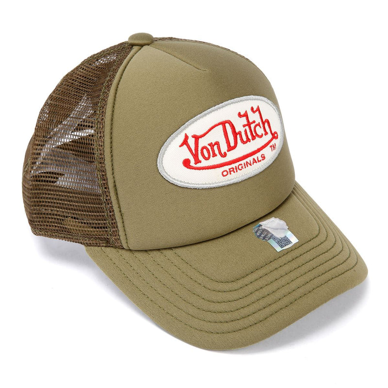 Von Dutch Trucker Tampa Katoenen Khaki Petten