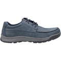 Hush Puppies Tucker Leren Heren Marineblauwe Nubuck Veterschoenen