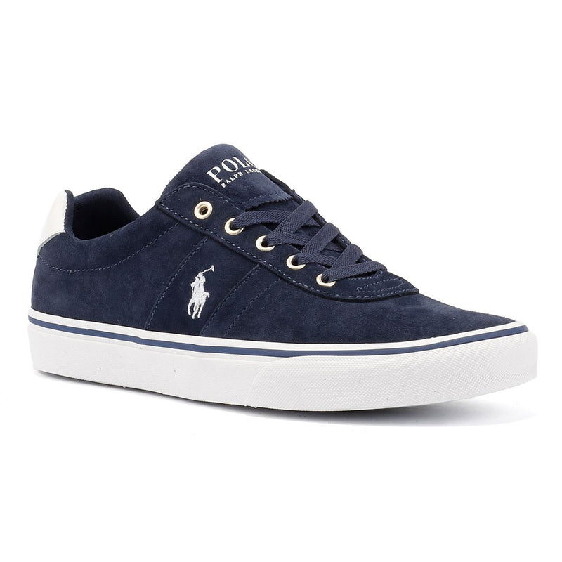 Ralph Lauren Hanford III Leren Heren Blauwe Sneakers