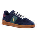 Ralph Lauren Heritage Area Blauwe Suède Herensneakers