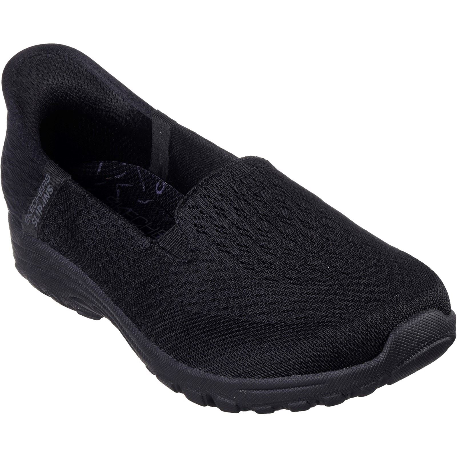 Skechers Reggae Fest 2.0 Guiding Textiel Dames Zwarte Sneakers