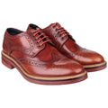 Base London Woburn Leren Heren Tan Brogues Schoenen