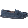 Cotswold Alberta Suede Heren Navy Pantoffels