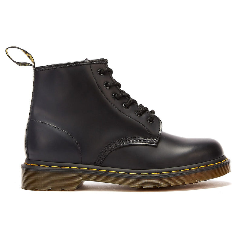 Dr. Martens 101 Gladleer Zwarte Laarzen