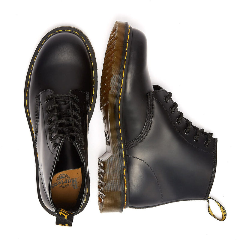 Dr. Martens 101 Gladleer Zwarte Laarzen