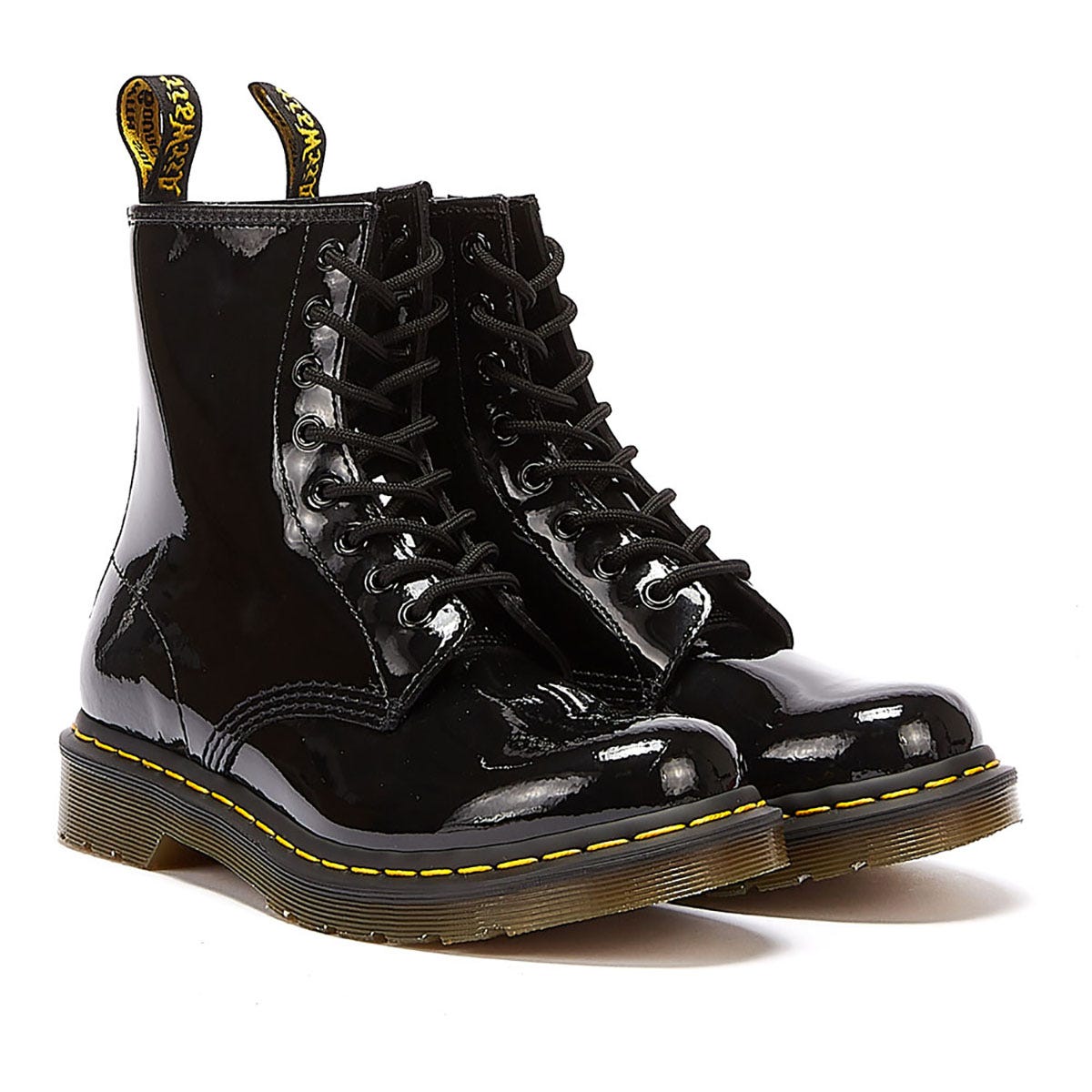 Dr. Martens 1460 Patent Lamper Dames Zwart Laarzen