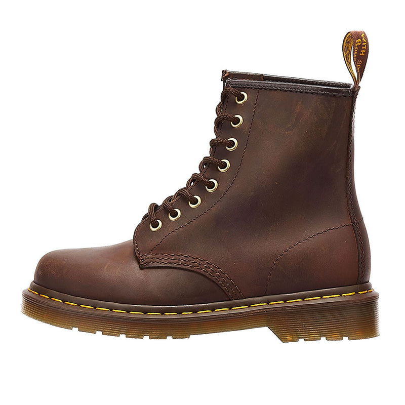 Dr. Martens 1460 Crazy Horse Heren Gaucho Bruin Leren Enkellaarsjes