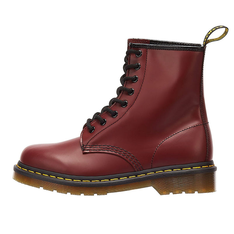 Dr. Martens 1460 gladde dameslaarzen kersenrood leer