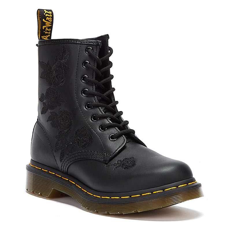 Dr. Martens 1460 Vonda Mono Floral Softy Dames Zwart Laarzen