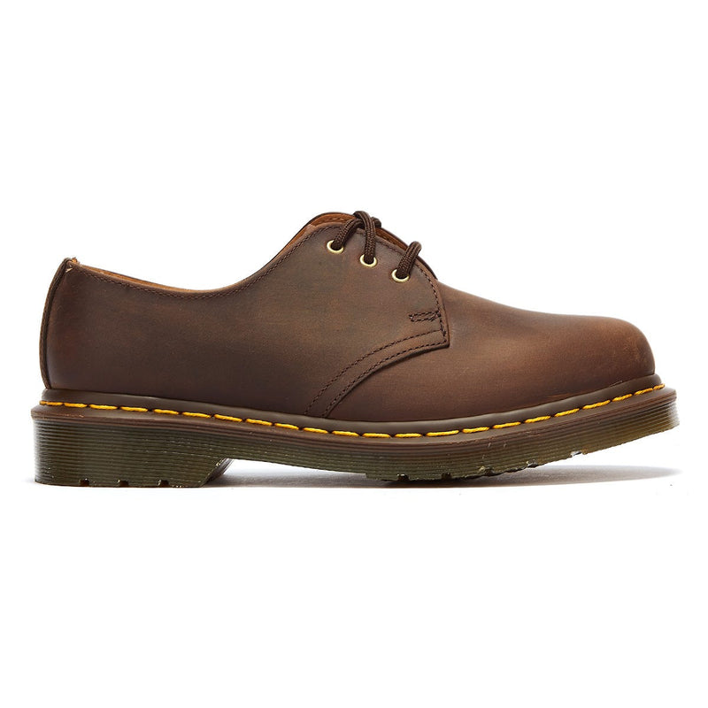 Dr. Martens 1461 Crazy Horse Dames Gaucho Bruin Leren Schoenen