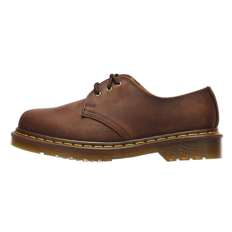 Dr. Martens 1461 Crazy Horse Dames Gaucho Bruin Leren Schoenen