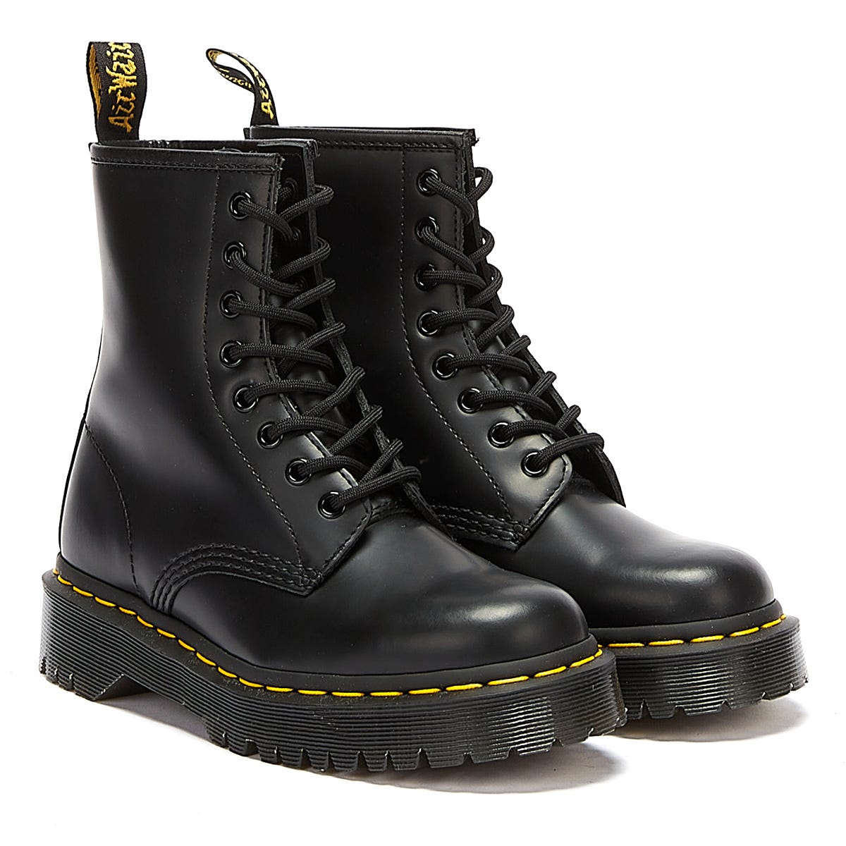 Dr. Martens 1460 Bex Glad Leer Dames Zwart Laarzen