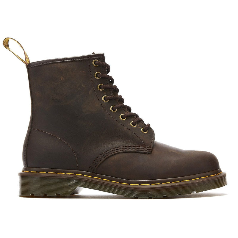 Dr. Martens 1460 Crazy Horse Dames Gaucho Bruin Leren Enkellaarsjes