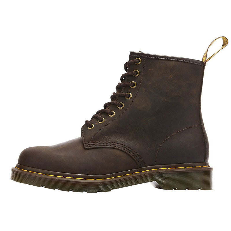 Dr. Martens 1460 Crazy Horse Dames Gaucho Bruin Leren Enkellaarsjes