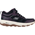 Skechers Go Run Trail Altitude Leren Damessneakers In Het Zwart/Paars.