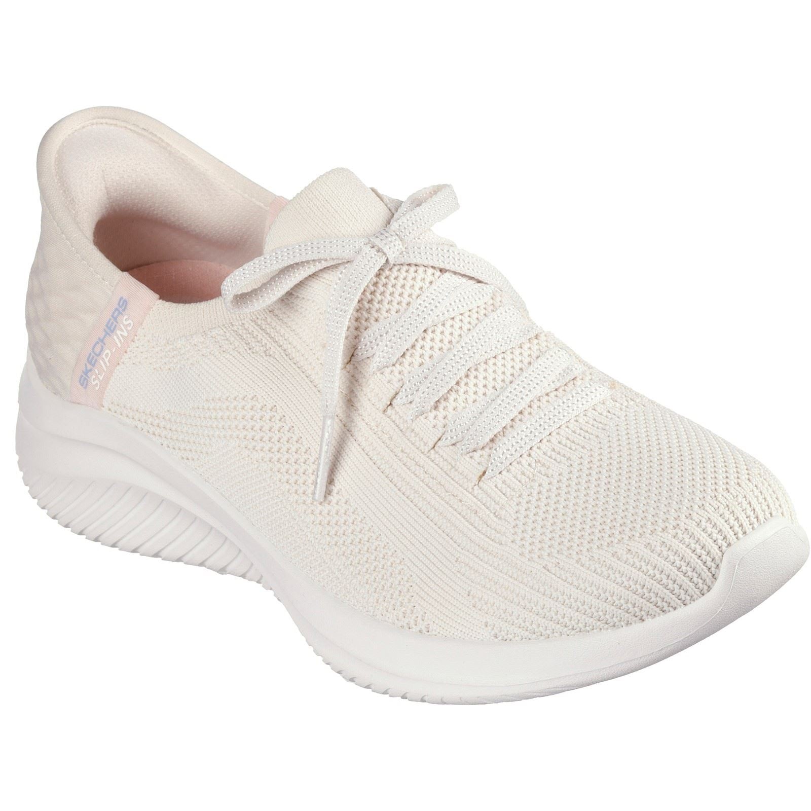 Skechers Ultra Flex 3.0 Brilliant Textiel Dames Natuurlijke Sneakers