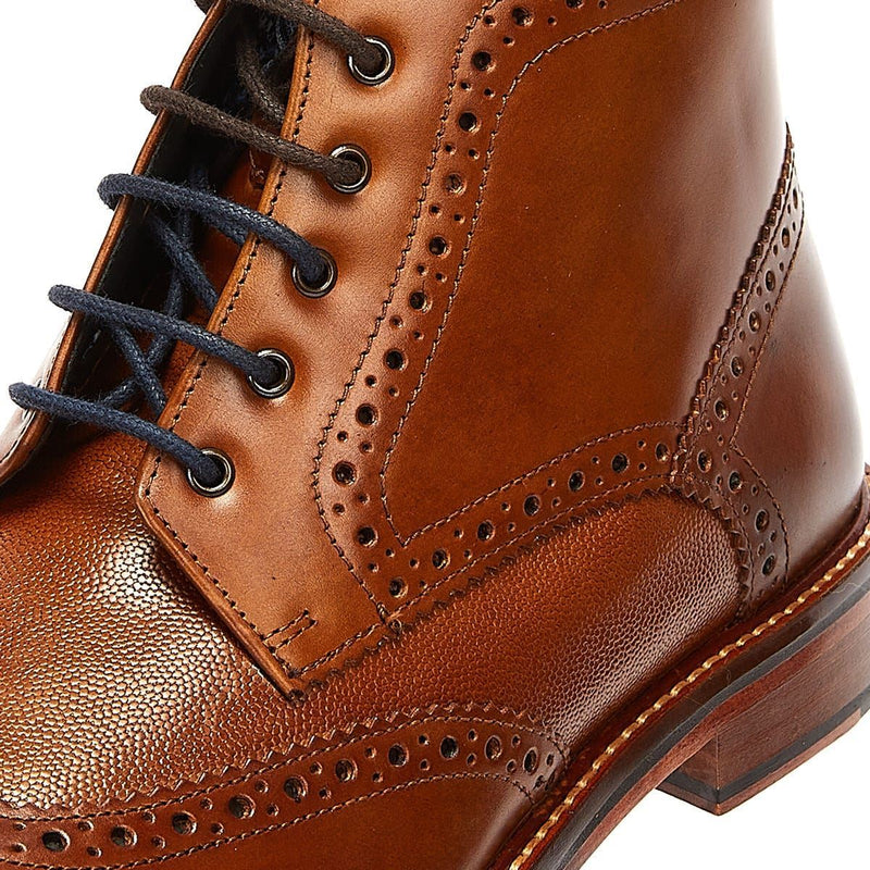 Ben Sherman Alfred Brogue Leren Bruine Herenlaarzen